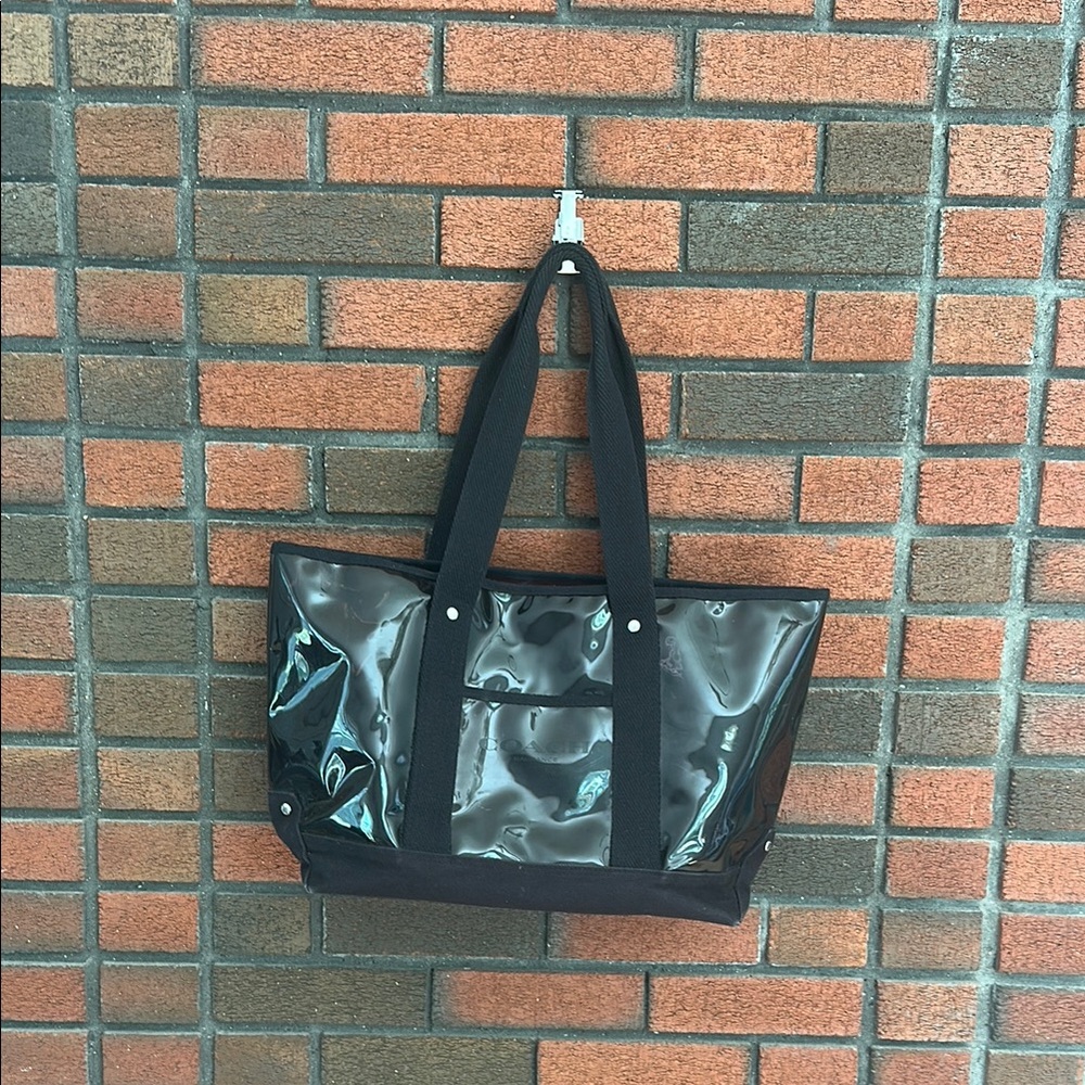 Coach Fragrance Transparent Black Bag